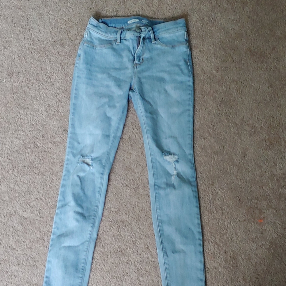 Girls ripped jeans